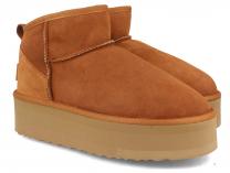 Женские угги Forester Salzburg 2301-1102 Light Brown Real Sheepskin