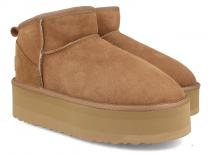 Женские угги Forester Salzburg 2301-1103 Cappucino Real Sheepskin