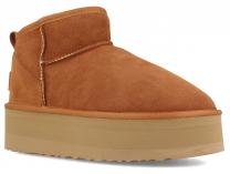 Женские угги Forester Salzburg 2301-1102 Light Brown Real Sheepskin